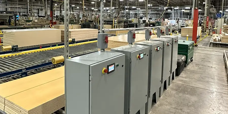 Commercial equipment installed